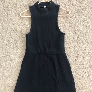 FREE PEOPLE dark navy high neck dress size small